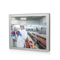 Dispositivo completo de temperatura amplia de 17 pulgadas IP67 IP69K Computadora industrial impermeable PC impermeable