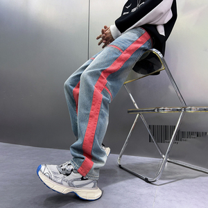 <span class=keywords><strong>Jeans</strong></span> elasticizzati con vestibilità regolare da <span class=keywords><strong>uomo</strong></span> Hip Hop personalizzati - Product Image 3