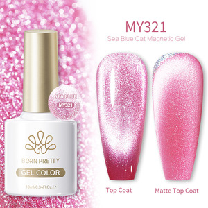 Esmalte de uñas en gel efecto ojo de gato azul marino, brillo estelar, magnético, curado con luz UV LED, para decoración de uñas, venta al por mayor para salones de belleza - Product Image 6