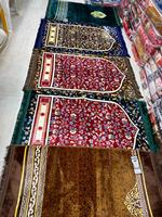Tapis de prière musulman, tapis de prière islamique, designs personnalisés, tapis de prière épais, couleur unie teinte - 80"x120"