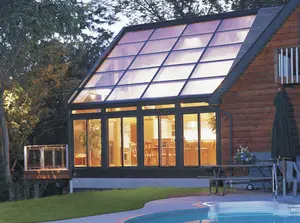 Aria condizionata freistehende sunroom solarium serra sunrooms & case di vetro cupola dalla cina