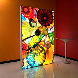 Caja de Luz LED Rectangular Personalizada a Todo Color, Montaje en Pared, Marco de Aluminio, Alto Brillo 5000 Lúmenes, para Letreros Publicitarios - Product Image 2