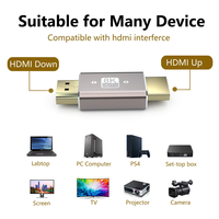 Adaptateur 2.1 Mâle vers Coupleur d'Extension pour HDTV 1080P 8K Convertisseur d'Extension