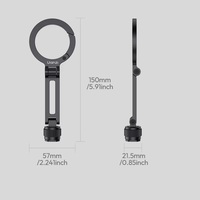 Nouveau support de téléphone magnétique double face Ulanzi MA-07 Maglock 1/4 Cold Shoe pour trépied d'appareil photo iPhone 17 16 15 13
