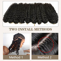 Extensions de cheveux à la kératine Tianci Hair Virgin Cuticle Feathers pour tresses au crochet
