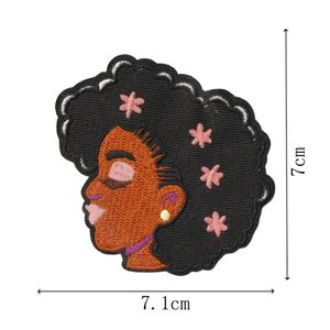 Patchs thermocollants brodés sur machine à broder, motifs de dessins animés et d'anime, Black Girl Magic, pour la décoration de vêtements - Product Image 2