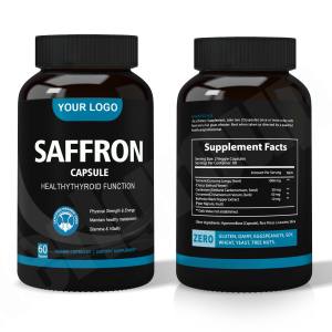 Capsules de supplément de safran pur de prix joint de perte de poids d'extrait de safran de marques privées - Product Image 2