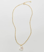Collier de perles pour femme en or de haute qualité pour l'été, collier de perles d'eau douce délicat, cadeaux de la Saint-Valentin pour elle