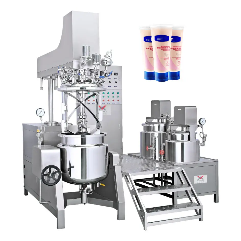 Mayonnaise Homogenizer Pomade Meat Emulsification Mixing Vacuum Mixer Emulsion Pump Emulsifying Machine