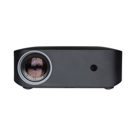 Projecteur de cinéma maison LCD de poche Ruiying Pico certifié FCC CE PSE RoHS avec haut-parleurs intégrés, 1080P HD, compatible 4K, 500 lumens, noir