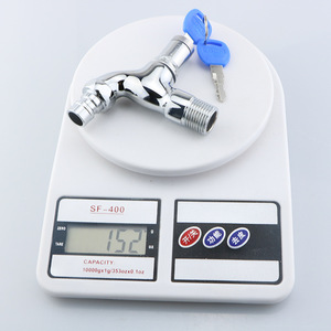 Couvercle de verrouillage extérieur en cuivre antivol à ouverture rapide <span class=keywords><strong>robinet</strong></span> de machine à laver à clé froide unique - Product Image 5