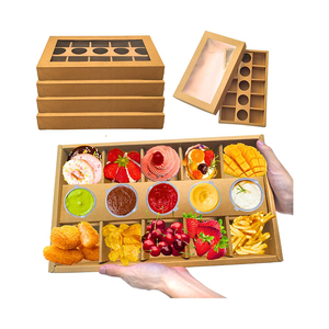 Juego de Vajilla Desechable ZY, Bandejas para Sushi con Tapa, Cajas para Llevar Comida, Platos para Salsa de Soya, Contenedores de Lujo para <span class=keywords><strong>Alimentos</strong></span> con Tapas - Product Image 2