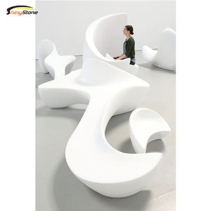 O glaciador de forma arredondada, branco, superfície sólida, recepção redonda - Product Image 6