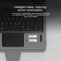 Sıcak satış sihirli klavye Ipad kapak ile Kickstand Lens kapağı için iPad Pro 11 2020/2021/2022 ince çoklu dokunmatik Trackpad klavye