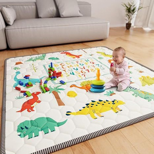 <span class=keywords><strong>Tapis</strong></span> <span class=keywords><strong>de</strong></span> jeu pour bébé à réponse sensible, support stable pour s'asseoir et marcher, <span class=keywords><strong>tapis</strong></span> rampant doux pour la peau avec adaptation aux courbes du corps - Product Image 3