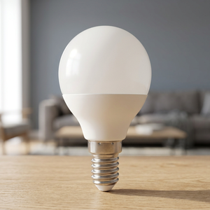 Lámpara Esférica LED Eco E14 6W 3000K 550Lm 160 Ángulo de Haz 20000h Vida Útil 45x84mm (F-Bright Eco 2602940) - Product Image 3