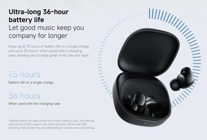 Redmi Buds <span class=keywords><strong>6</strong></span> Play True Wireless BT Auriculares Reducción de ruido AI Llamadas claras Hasta 36h Batería de larga duración Auriculares - Product Image 5