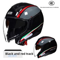 Casque de moto 3/4 personnalisé unisexe style coréen avec certification GB811-2022A et 3C pour la conduite et les trajets quotidiens