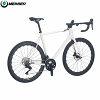 Vélo de route en carbone 700c avec frein à disque hydraulique 2x12S, vélo en carbone ultraléger avec roues en carbone T800, vélo de route entièrement en carbone