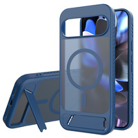 Béquille mate couverture arrière magnétique pour Google Pixel 9 Pro XL support magnétique accessoires de téléphone portable