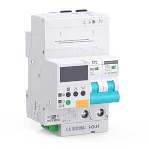 TUYA Wifi Rcbo 10ka スマートサーキットブレーカー Wifi DINレールタイマー リモートコントロール ワイヤレス インテリジェント 自動再閉路 スマート - Product Image 5