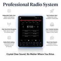 Radio para Auto con Pantalla Vertical de 12.1 Pulgadas para Toyota Highlander (2001-2007), con Sistema Multimedia Inalámbrico Android Auto y CarPlay