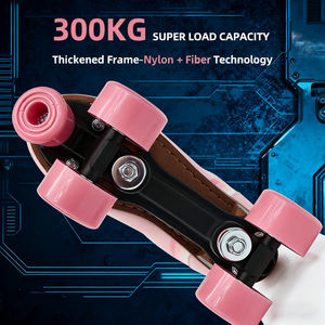 Les nouveaux patins à roulettes conçoivent des patins <span class=keywords><strong>Quad</strong></span> pour enfants et adultes de haute qualité en stock chaussures de skate durables - Product Image 6