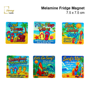 Imán <span class=keywords><strong>de</strong></span> Melamina para Refrigerador, Impresión 3D, Logotipo Personalizado, Decoración del Hogar, Diseño Moderno, Forma Irregular, Recuerdos Turísticos, Personalizado, Venta al por Mayor - Product Image 1