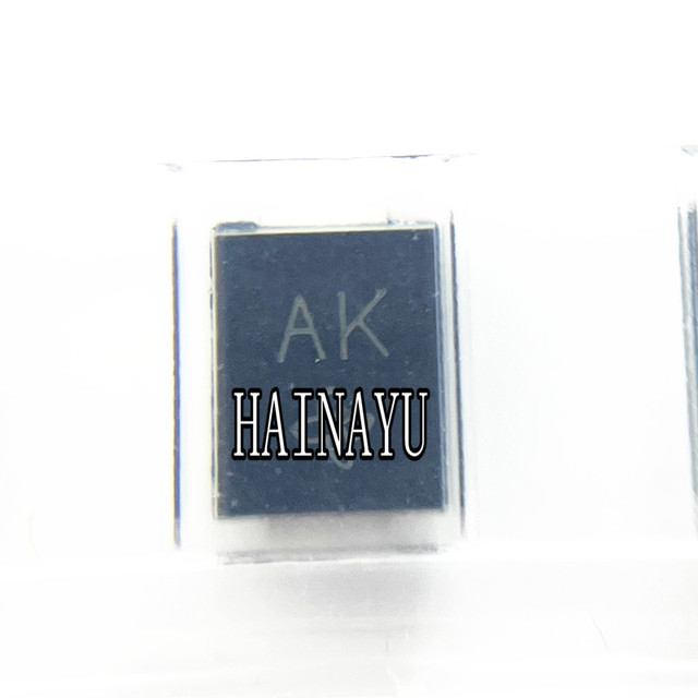 Hainayu  Electronic Component TVS Transient Suppression Diode SMBJ6.5CA Screen Printing AK Bidirectional 6.5V DO-214AA.