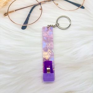 Vendita calda acrilico Puller portachiavi ATM Contactless porta carte banca <span class=keywords><strong>Clip</strong></span> portachiavi ragazze carta di credito Grabber per unghie lunghe - Product Image 5