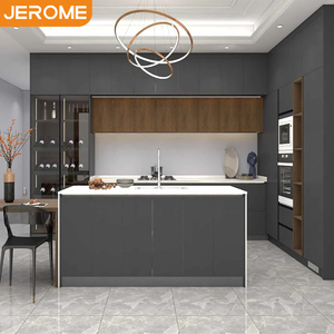Muebles <span class=keywords><strong>de</strong></span> <span class=keywords><strong>Cocina</strong></span> Personalizados Jerome, <span class=keywords><strong>Cocina</strong></span> Modular Gris Oscuro, Isla <span class=keywords><strong>de</strong></span> Piedra Sinterizada Moderna, Juego <span class=keywords><strong>de</strong></span> Gabinetes <span class=keywords><strong>de</strong></span> <span class=keywords><strong>Cocina</strong></span> <span class=keywords><strong>con</strong></span> Fregadero - Product Image 2