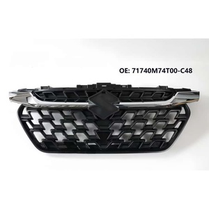 Repuestos de Auto, Rejilla Delantera de Plástico ABS Cromado Negro, Marca Zimin, 100% Compatible, Alta Calidad, Garantía de 6 Meses, Para Suzuki FRONX 2023 - Product Image 3