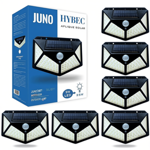 Lampe murale solaire Juno 3W IP65 avec détecteur de mouvement pour éclairage extérieur - Product Image 2