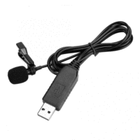 Portable Mini USB Lapel Lavalier Clip-On Condensateur Microphone Filaire PC Ordinateur Portable Mic Avec 2M Longueur EPT Câble