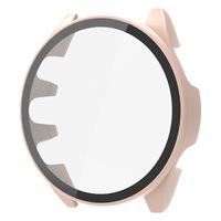 Film de protection en verre trempé, étui de protection en plastique PC pour Garmin Forerunner 165, coque de protection d'écran complète