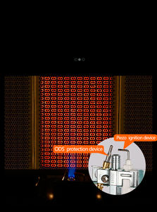 Chauffe-pièce portable au gaz <span class=keywords><strong>butane</strong></span> chauffe-gaz intérieur catalytique pour la maison - Product Image 3
