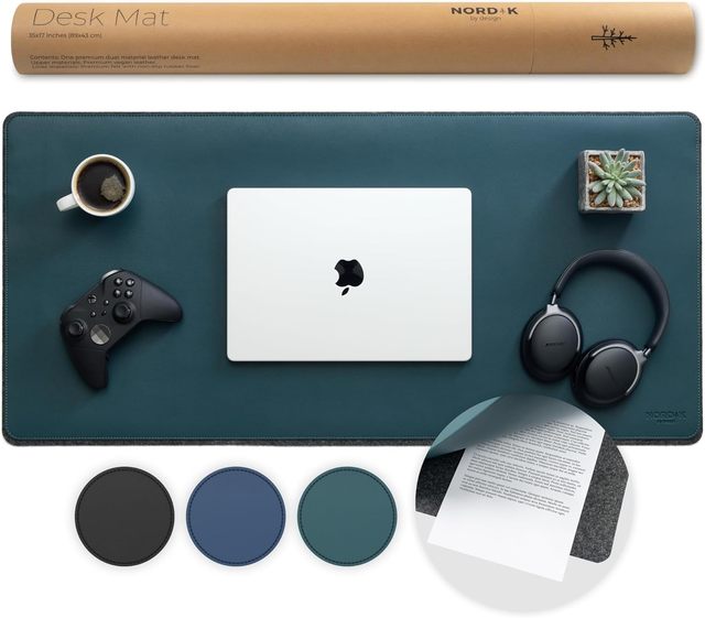 Large Leather Office Desk Mat 30*90cm for Keyboard Mouse Durable Comfortable Modern Design Welcome Gifts Promotional Use