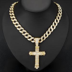 ההיפ הופ של גברים חמוצים שרשרת שרשרת חוליות שרשרת שרשרת חוליות שרשרת שרשרת שרשרת חוליות שרשרת שרשרת תליון זהב - Product Image 2