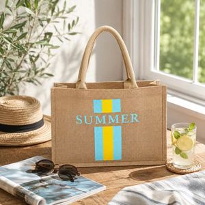 Bolsa de Yute Personalizada con Logotipo, para Regalos, Fiestas, Despedidas de Soltera, Bodas, Reutilizable con Botones - Product Image 4