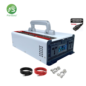 Inversor de Corriente Fonsoul 2700W/6000W con Pantalla LED, DC 12V 24V AC 110V, Portátil, Onda Sinusoidal Pura, para Uso <span class=keywords><strong>Automotriz</strong></span> <span class=keywords><strong>y</strong></span> Doméstico - Product Image 1