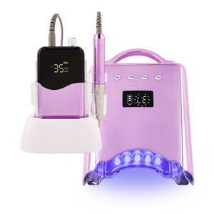<span class=keywords><strong>Ponceuse</strong></span> à <span class=keywords><strong>Ongles</strong></span> Électrique Rechargeable Violette 35000 tr/min, Silencieuse sans Balais, <span class=keywords><strong>pour</strong></span> Polissage et Exfoliation des <span class=keywords><strong>Ongles</strong></span> en Gel - Product Image 2