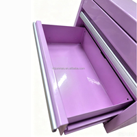 Caja de Herramientas de Acero Laminado en Frío de 11 Pulgadas OEM, 2 Cajones y Tapa Abatible, Logotipo/Color Personalizado para Almacenamiento en Garaje, Taller u Oficina