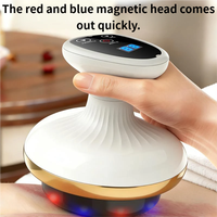 Masseur à ventouses électrique LCD Gua Sha, outil de grattage sous vide sans fil rechargeable portable pour massage du dos et de la taille à domicile