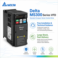 Variateur de fréquence Delta MS300 Series VFD, variateur de vitesse AC 115V 230V 460V 575V pour applications de contrôle de vitesse du moteur