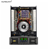 Amplificateur de puissance AD412 3U 4 canaux * 1200W RMS avec écran LCD HD 5,5'' et transformateur en aluminium plaqué cuivre pour scène, live, bar