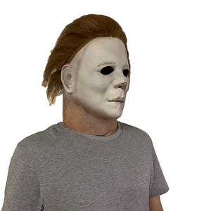 Masque d'horreur Michael <span class=keywords><strong>Myers</strong></span> pour <span class=keywords><strong>Halloween</strong></span>, Cosplay, tueur effrayant, casque en Latex, accessoires de Costume de fête d'<span class=keywords><strong>halloween</strong></span> - Product Image 5