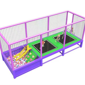 New combination <strong>trampoline</strong> entertainment <strong>trampoline</strong> park <strong>mini</strong> commercial children's <strong>trampoline</strong> with ball pool available in Gabon - Product Image 1