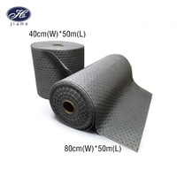 Rouleau absorbant universel robuste 150 'de longueur x 30 "de largeur, gris