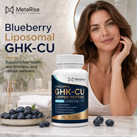 Gummies liposomales GHK-CU à marque privée OEM, 60 unités, supplément antioxydant pour la protection cellulaire, la santé des cheveux et la réparation du ADN, certifié GMP