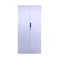 Armoire de classement en acier durable à plusieurs niveaux, armoire de bureau en métal avec portes doubles verrouillables